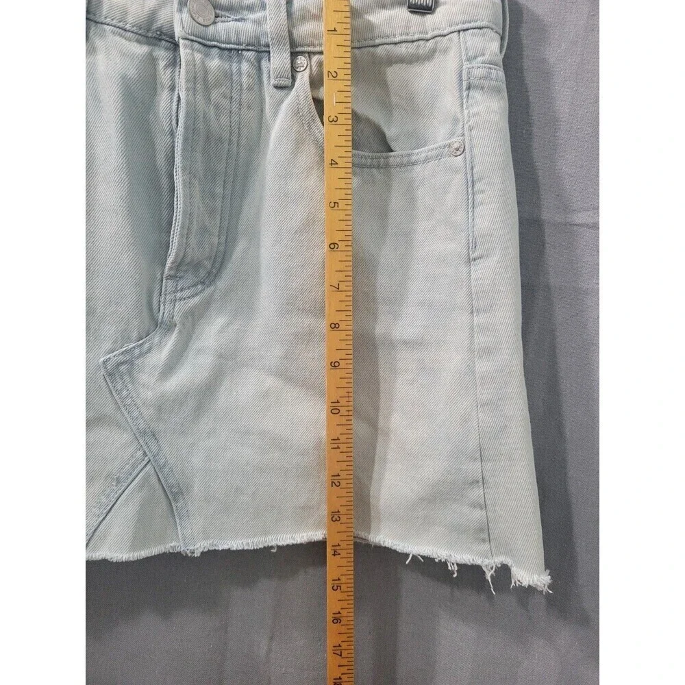 Free People  women’s Denim Mini Skirt Size 26